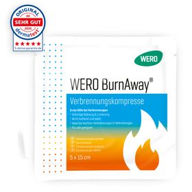 WERO BurnAway Verbrennungskompresse 5 x 15 cm