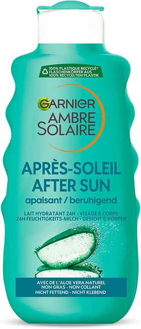 Garnier - Beruhigende Feuchtigkeitsmilch nach dem Sonnenbad Ambre Solaire - Aloe Vera