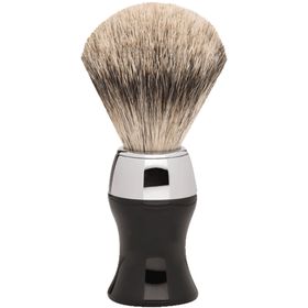 Erbe, Rasierpinsel Silberspitz, Edelharz, Schwarz
