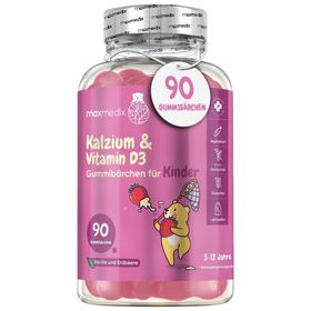 maxmedix Calcium & Vitamin D3 Gummibärchen für Kinder