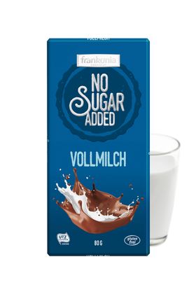 Frankonia No Sugar Added Vollmilch Schokolade