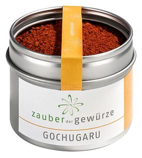 Zauber der Gewürze Gochugaru (koreanisches Chilipulver)
