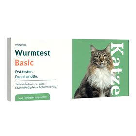 Wurmtest Basic Katze inkl. Spulwürmer, Hakenwürmer & Co.