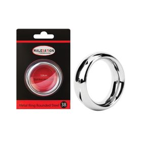 MALESATION Metal Ring Rounded Steel