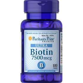 Puritan's Pride Ultra Biotin 7500 mcg