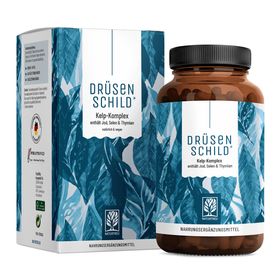 Jod Selen Kelp Komplex 180 vegane Kapseln Thymian Schilddrüse Drüsenschild NATURTREU®