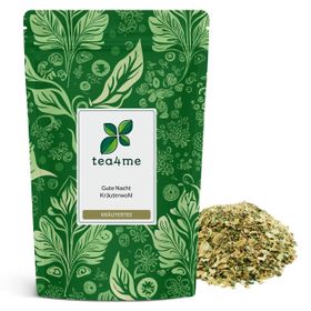 tea4me Gute Nacht Kräuterwohl Kräutertee mit Anis-Hopfen-Geschmack