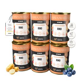 Monoprotein Rind Nassfutter für Hunde