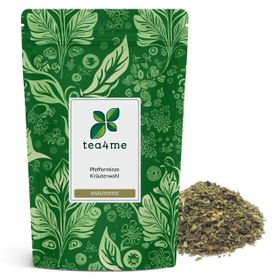 tea4me Pfefferminze Kräuterwohl mit intensivem Minze-Geschmack