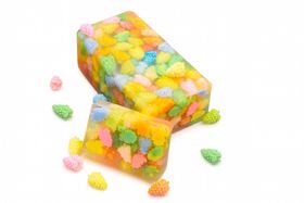 Nesbel Seife Früchte – bunt & fruchtig | Glycerin & Ziegenmilch