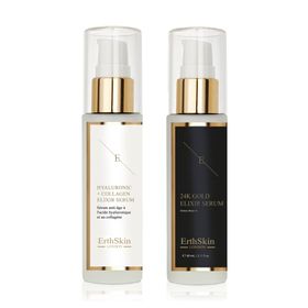 ErthSkin London ANTI FALTEN ELIXIER SERUM + Hyaluron Kollagen Serum set