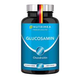 Nutrimea Glucosamin & Chondroitin Hochdosiert + MSM + MANGAN | Gelenk-Komplex FORTE PLUS 4in1 Kombi