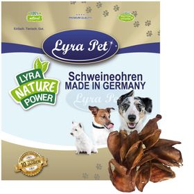 Lyra Pet® Schweineohren deutsch ca. 8 kg