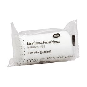 WERO Elastische Fixierbinde DIN 61 634 - FB6 6cm x 4m