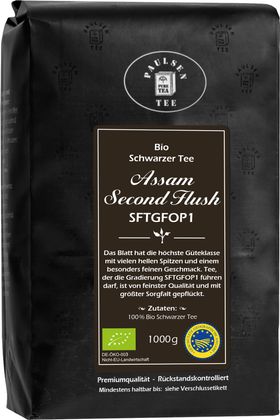 Paulsen Bio Assam Second Flush, SFTGFOP1