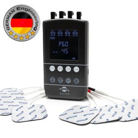 axion STIM-PRO X9B 4-Kanal TENS Gerät und EMS Gerät mit Akku - Reizstromgerät