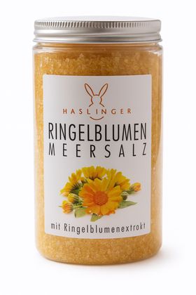 Haslinger Ringelblumen Meersalz Badezusatz mit Ringelblumenextrakt