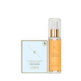 ErthSkin London VITAMIN C + KOLLAGEN ELIXIER SERUM + Hyaluronsäure + Augenpads set
