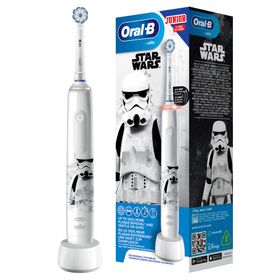 Oral-B - Elektrische Zahnbürste "Junior - Star Wars" in Weiß