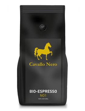 Cavallo Nero Espresso No1 gemahlen Bio