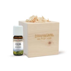 ZirbenWürfel Set inkl. 10ml ZirbenÖl