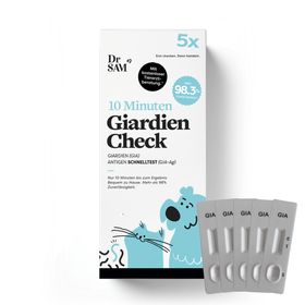 Dr. SAM 10 Minuten Giardien Check - Antigen Selbsttest 5er Set