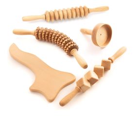 tuuli Maderotherapie Holz Set Massagegerät Roller Cellulite Lymphdrainage Gerät Schwedische Tasse