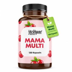 Mama Multi 3-in-1 Multivitamin (120 Kapseln = 4 Monate) für Kinderwunsch Schwangerschaft Stillzeit