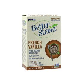 NOW FOODS Better Stevia Päckchen French Vanilla