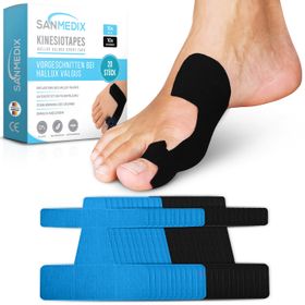 Sanmedix® Hallux Valgus Kinesiologie Tapes - Kinesiotape Vorgeschnitten