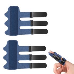 COOL-i Verstellbare Fingerschiene mit Aluminiumstreifen, Universalgröße,2 Stk.