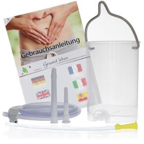 Horn Medical Einlaufbecher mit Irrigator-Set & Darmrohr CH 20 (40cm)