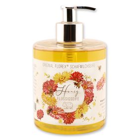 Florex Flüssigseife Honig | Mit biologischer Schafmilch & Lanolin