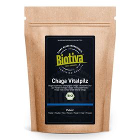 Biotiva Chaga Pilz Pulver Bio