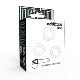 Addicted Toys C-Ring Set Clear