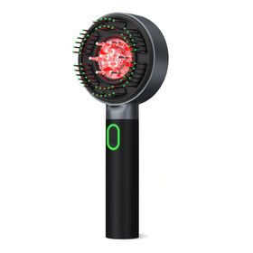 Donnerberg Kopfmassagegerät MIO mit Rotlicht und Ölanwendung Schwarz