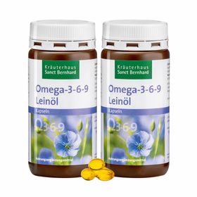 Sanct Bernhard Omega-3-6-9 Leinöl-Kapseln
