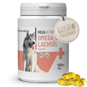 Omega-3 Lachsöl Kapseln - ReaVET