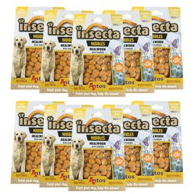 Insecta Nibbles Mealworm (Mehlwurm und Kürbis) Hundekekse - hochwertiges Protein