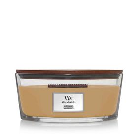 Woodwick Gilded Sands Duftkerze mit Holzdocht