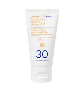 KORRES Yoghurt Getönte Sonnencreme für das Gesicht SPF30