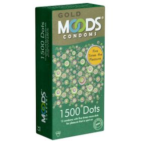 MOODS GOLD *1500 Dots Condoms*