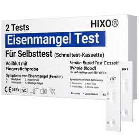 HIXO Eisenmangel (Ferritin) Selbsttest – Schnelltest