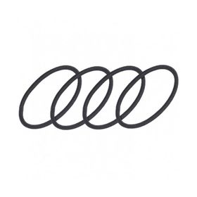 Eurostil Kartonschachtel mit glatt geschlossenen Gummibändern, Schwarz, Schwarz, 1 Packung