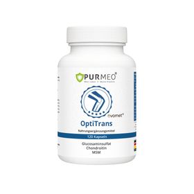 PURMEO OptiTrans mit Ovomet® (Kollagen), Glucosamin, Chondroitin, Weihrauch und MSM - 120 Kapseln