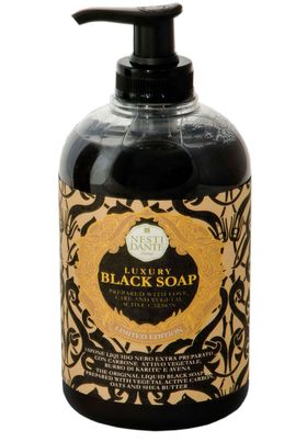 Luxury Black Liquid Soap mit Aktivkohle