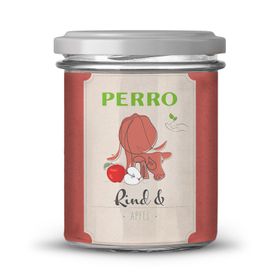PERRO Geniesser Glas SET - Nassfutter Hund