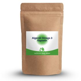 natürlich lang leben Algenöl Omega 3 Kapseln