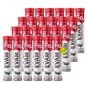 EVÄM Eisen + Vitamin C Brausetabletten - 24er Pack