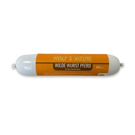 Wolf´s Nature ® Wilde Wurst Pferd für Hunde